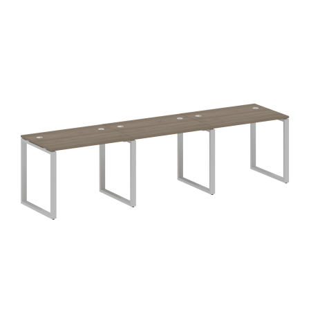Рабочая станция Metal System Style БО.СМ-3.1 3000x720x750 (Вяз/Серый металл)