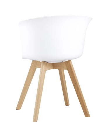 Стул Blossom с подушкой белый (Стул пластиковый Blossom белый)