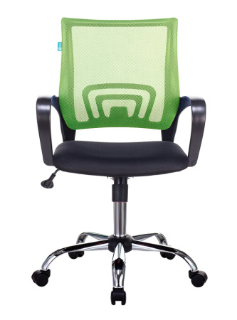 Кресло CH-695NSL салатовый TW-03A сиденье черный TW-11 сетка/ткань крестов. металл хром (Зеленый) Кресло CH-695NSL салатовый TW-03A сиденье черный TW-11 сетка/ткань крестов. металл хром (Зеленый)