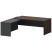 Стол руководителя левый Кортез KZP-20L 2000x2000x750 (Темный шимо/Графит)