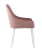 Стул Диана велюр пыльно-розовый ножки белые (Стул Диана пыльно розовый)