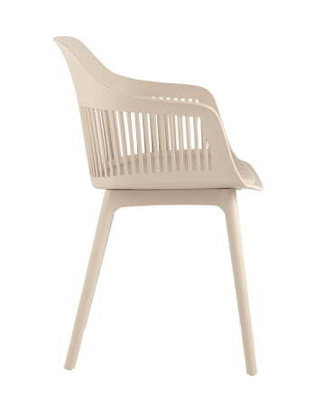 Стул Crocus с подушкой бежевый (Стул пластиковый Crocus бежевый)