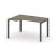 Стол рабочий эргономичный SN-6P.SPA-002(L) (1580х600/980х750) (Тиквуд Светлый/Металл Антрацит) Стол рабочий эргономичный SN-6P.SPA-002(L) (1580х600/980х750) (Тиквуд Светлый/Металл Антрацит)