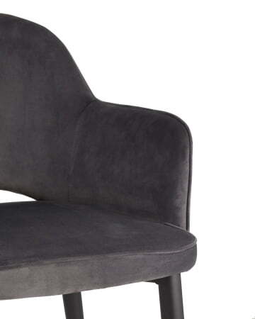 Стул Венера велюр серый (Стул Венера серый) Стул Венера велюр серый (Стул Венера серый)