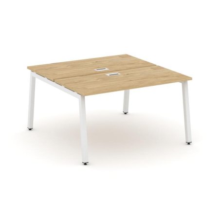 Рабочая станция 2-х сторонняя SN-5A.DRS-022 (1180х1632х750) (Тиквуд Светлый/Металл Белый)