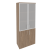 Шкаф высокий широкий Onix O.ST-1.2R 800x420x1977 (Тиквуд Темный) Шкаф высокий широкий Onix O.ST-1.2R 800x420x1977 (Тиквуд Темный)