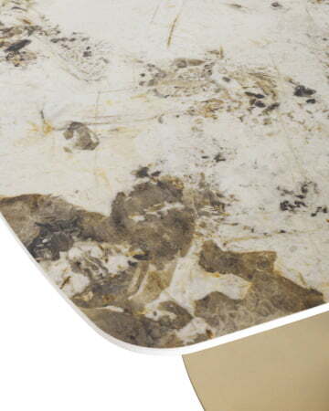 Стол обеденный Аврора 160*90 керамика светлая (Стол обеденный Аврора серый)