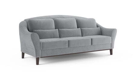 Диван 3-местный раскладной Monreal (2510x1050x1000) Серый (Серый)