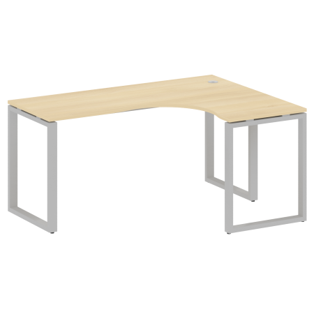 Стол криволинейный правый Metal System Style БО.СА-4 R 1600x1200x750 (Акация/Серый металл)