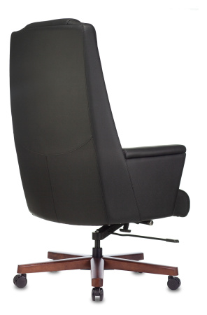 Кресло руководителя _DUKE черный кожа крестов. металл/дерево (Черный) Кресло руководителя _DUKE черный кожа крестов. металл/дерево (Черный)