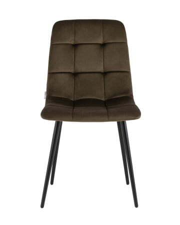 Стул Одди велюр коричневый (Стул Одди коричневый)