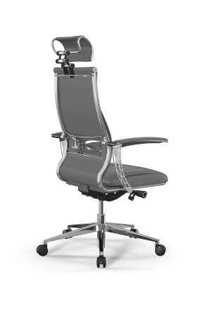 Кресло для руководителя Метта Samurai B2-11U - Infinity /Kc06/Wm06/U0mL-4c3/H2cL-3D(M26.B32.G25.W03) (Серый)