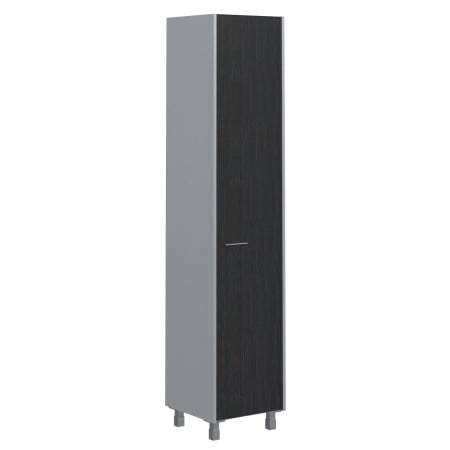 Шкаф колонка с глухой дверью Offix-new OHC 45.1 456x450x2147 (Легно темный/металлик)