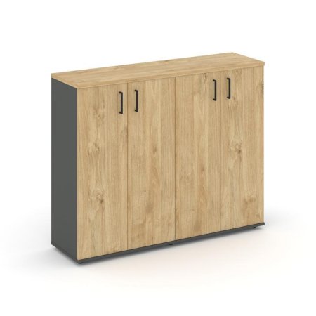 Тумба опорная/приставная SN.TOP-163 (1632х400х1150) (Антрацит/Тиквуд Светлый)