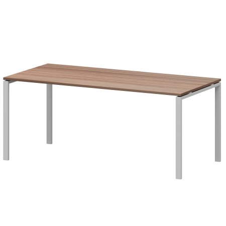 Стол на металлокаркасе для заседаний Арго-М АМ-0058 1800x850x760 (Темный шимо/Белый)