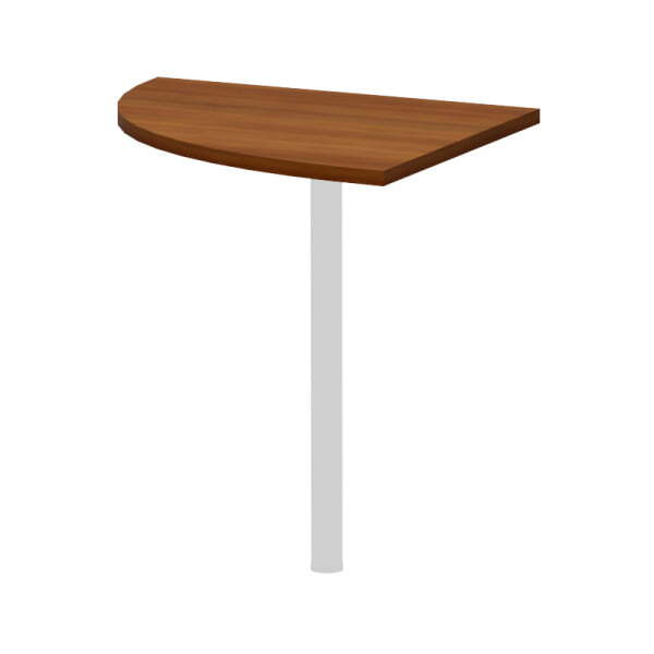 Переход (без опоры) правая Этюд Р20.13пр 700x600x25 (Орех Французский) Переход (без опоры) правая Этюд Р20.13пр 700x600x25 (Орех Французский)