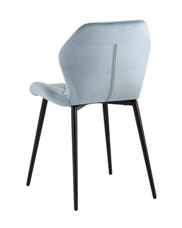 Стул Эдвин велюр пыльно-голубой (Стул кухонный Эдвин пыльно-голубой)