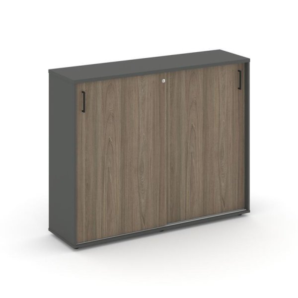 Тумба опорная/приставная SN.TOP-171 (1232х400х1150) (Антрацит/Вяз Благородный)