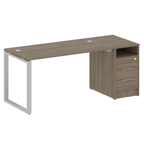 Рабочая станция Metal System Style БО.РС-СТП1.3 1812x720x750 (Вяз/Серый металл) Рабочая станция Metal System Style БО.РС-СТП1.3 1812x720x750 (Вяз/Серый металл)