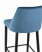 Стул полубарный Диего велюр пыльно-синий (Стул полубарный Диего синий)