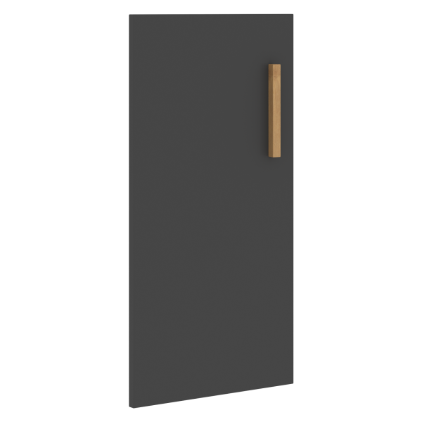 Дверь низкая левая Forta FLD 40-1(L) 396x18x766 (Черный графит)