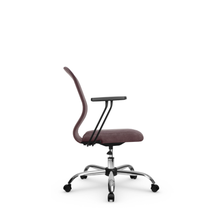 Кресло для руководителя Метта SU-Mr-4(Vivaldi)/подл.109/осн.006 (Темно-розовый)