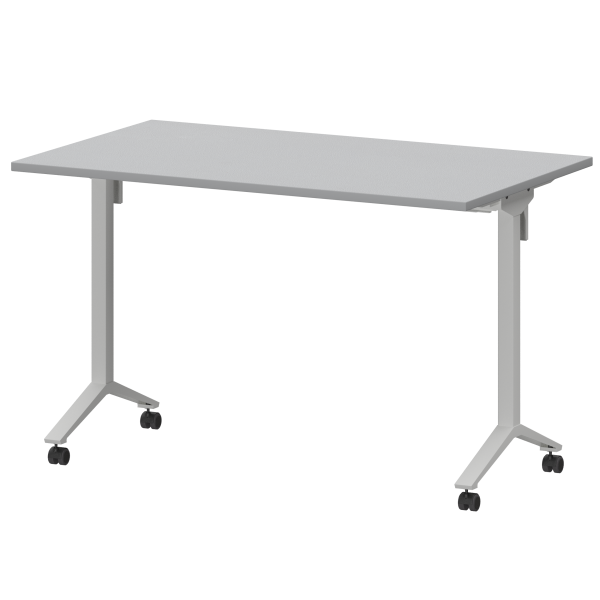 Стол мобильный складной Моби МБ22-120.70 1200x700x750 (Серый/Белый)