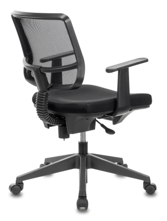 Кресло CH-535 черный TW-01 TW-11 сетка/ткань крестов. пластик (Черный) Кресло CH-535 черный TW-01 TW-11 сетка/ткань крестов. пластик (Черный)