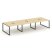Рабочая станция 2-х сторонняя SN-6O.DRS-081 (2940х1632х750) (Тиквуд Светлый/Металл Антрацит) Рабочая станция 2-х сторонняя SN-6O.DRS-081 (2940х1632х750) (Тиквуд Светлый/Металл Антрацит)