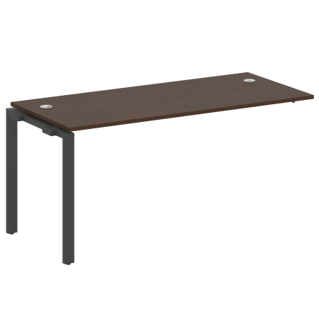 Проходной наборный элемент рабочей станции Metal System Style БП.ПРС-СП-1.4 1600x720x750 (Венге Цаво/Антрацит металл)