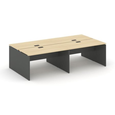 Рабочая станция 2-х сторонняя SN-D.DRS-034 (3160х1232х750) (Акация Лорка/Антрацит)
