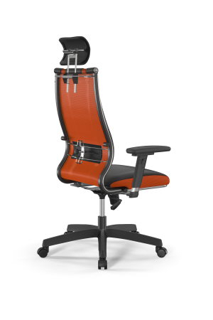 Кресло для руководителя Метта Sit 10 B2-160D - X2+Extra /Km39/Wm12/D03P/H3mL-2D(M09.B02.G15.W01) (Черный | Оранжевый) Кресло для руководителя Метта Sit 10 B2-160D - X2+Extra /Km39/Wm12/D03P/H3mL-2D(M09.B02.G15.W01) (Черный | Оранжевый)