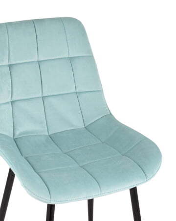 Стул Флекс велюр светло-голубой (Стул Флекс голубой)