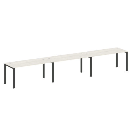 Рабочая станция на 3 раб. места Metal System Style БП.СМ-3.4 4800x720x750 (Дуб Наварра/Антрацит металл)