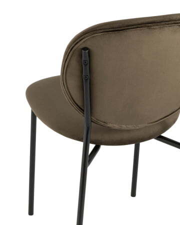 Стул Стенли велюр коричневый (Стул Стенли коричневый) Стул Стенли велюр коричневый (Стул Стенли коричневый)