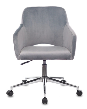 Кресло CH-380SL серая жемчужина Italia 26 крестов. металл хром (Серый) Кресло CH-380SL серая жемчужина Italia 26 крестов. металл хром (Серый)