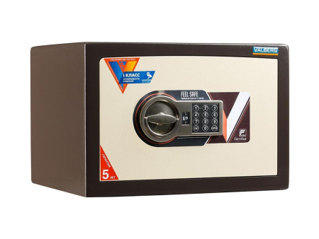 Взломостойкий сейф VALBERG КАРАТ 30 EL new (Темно-коричневый)
