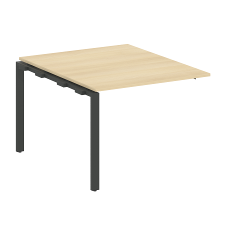 Проходной наборный элемент переговорного стола Metal System Style БП.ППРГ-1 1000x1235x750 (Акация/Антрацит металл)