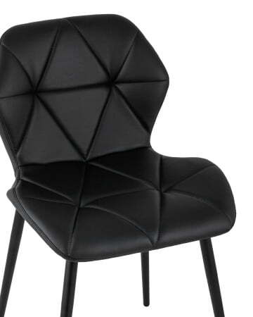 Стул Эдвин экокожа черный (Стул Эдвин черный)