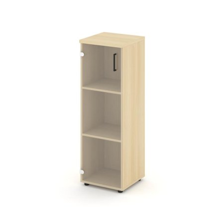 Шкаф средний узкий SN.STU.E-205(L) (400х400х1203) (Акация Лорка/Прозрачный)
