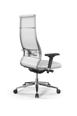 Кресло для руководителя Метта Samurai L1-11D - Infinity /Kc06/Wm06/D04P(M26.B32.G25.W03) (Белый)