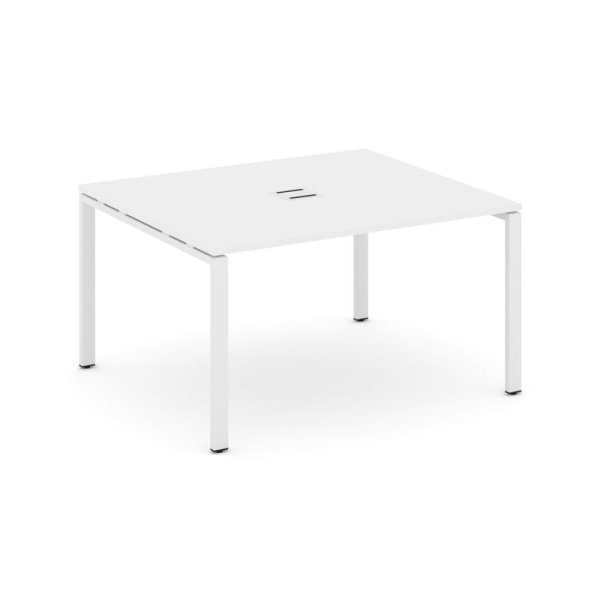 Стол переговорный SN-6P.SPRG-034 (1580х1180х750) (Белый/Металл Белый)