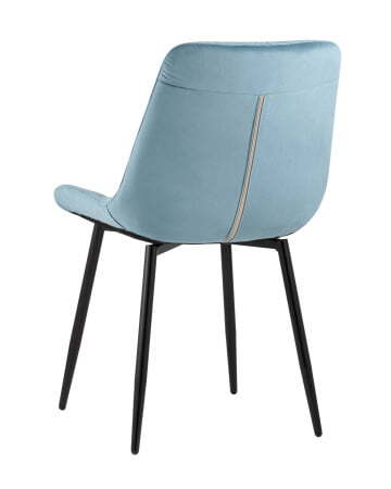 Стул Флекс велюр пыльно-голубой (Стул Флекс пыльно-голубой)