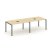 Стол переговорный SN-4P.SPRG-014 (3160х980х750) (Тиквуд Светлый/Металл Антрацит) Стол переговорный SN-4P.SPRG-014 (3160х980х750) (Тиквуд Светлый/Металл Антрацит)