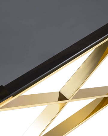 Журнальный стол 120*60 КРОСС золото стекло smoke (Журнальный стол Кросс золотой) Журнальный стол 120*60 КРОСС золото стекло smoke (Журнальный стол Кросс золотой)