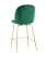 Стул полубарный Beetle со спинкой изумрудный (Стул полубарный Турин изумрудный)