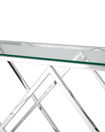 Консоль ИНСИГНИЯ 120*40 серебро (Консоль Инсигния серый)