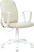 Кресло CH-W327 слоновая кость OR-10 эко.кожа крестов. пластик пластик белый (Слоновая кость)