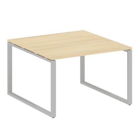Переговорный стол 1 столешница Metal System Style БО.ПРГ-1.2 1200x1235x750 (Акация/Серый металл)