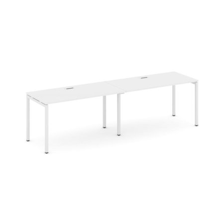 Рабочая станция 1 сторонняя SN-4P.ORS-024 (3160х800х750) (Белый/Металл Белый)
